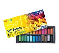 Mungyo, Square Soft Pastels, 24 Half Size Colours