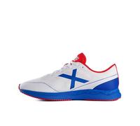 Munich Flash, Unisex Adult Sneakers, White Blue, 5 UK