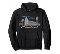 Munich, German Museum, Deutsches Museum Hand drawing Germany Pullover Hoodie