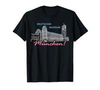 Munich, German Museum, Deutsches Museum Hand drawing Germany T-Shirt
