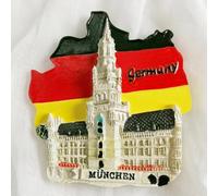 Munich Germany Refrigerator Magnet Travel Souvenir Fridge Decoration Craft Collection 3D