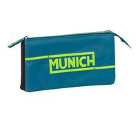 Munich Land - Triple Pencil Case, Children's Pencil Case, Ideal for School Age Children, Comfortable and Versatile, Quality and Resistance, 22 x 3 x 12 cm