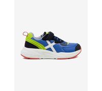 Munich Mini Track Shoes Velcro Blue Lime Green Kids - 35
