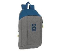 Munich Street - Mini Backpack for Daily Use, Ideal for Children of Different Ages, Comfortable and Versatile, Quality and Resistance, 22 x 10 x 39 cm, grey/blue, M, Casual