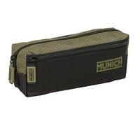 Munich West - Triple Small Pencil Case, Children's Pencil Case, Ideal for School Age Children, Comfortable and Versatile, Quality and Resistance, 22 x 6 x 8.5 cm