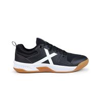 Munich White Track Sneakers, Black/White, 43 EU