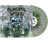 Municipal Waste - Slime and Punishment - Gray & Mint Swirl W/ Black Splatter [VINYL]