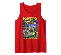 Municipal Waste The Art of Partying Tank Top, Men, Red, Large