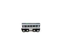 Munipals NYC Subway 6-Car Wooden Toy Train - Officially Licensed by MTA, Compatible with Thomas & Brio - Product Code 9499309