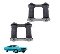 munirater 2PCS Rear left & right Leaf Spring Shackle Kits Mustang Suspenion Replacement for 1965-1973 Mustang SK289