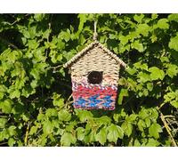 Munja And Reclaimed Sari Fabric Bird Nester