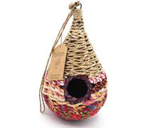 Munja And Reclaimed Sari Fabric Bird Nester