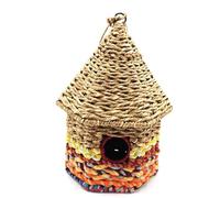 Munja And Reclaimed Sari Fabric Bird Nester
