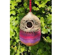 Munja And Reclaimed Sari Fabric Bird Nester