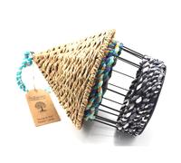 Munja & Reclaimed Sari Fabric Bird Feeder Large