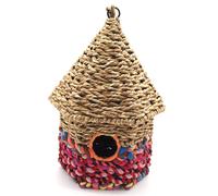 Munja & Reclaimed Sari Fabric Hexagonal Bird Nester