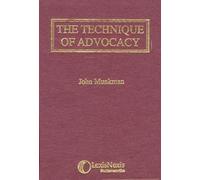 Munkman: The Technique of Advocacy