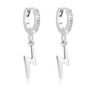 MUNORIAY Lightning Earrings Inspirational Gift (silver)