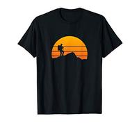 Munro Bagging Hiking Sun Silhouette Scottish T-Shirt