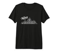Munro Bagging - Mountain Names of The Munros - Hillwalking Premium T-Shirt