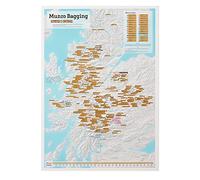 Munro Bagging Scratch Print - Map Poster for Walkers 59.4 x 84.1 cm