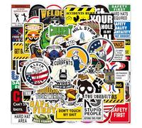 MUNSKT 150Pcs Hard Hat Stickers, Waterproof Construction Helmet Stickers Funny Stickers for Adults, Graffiti Tool Box Stickers Blue Collar Worker Sticker for Welder, Machinists, Unions, Electrician