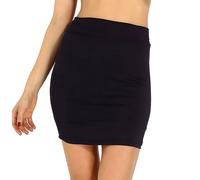 MUNSKT 1PC Black Mini Skirt, High Elastic Waisted Pencil Skirt,Stretchy Slimming Short Black Skirts for Ladies,Sexy Casual Daily Wear (UK, Alpha, M, 4XL, Regular, Regular)