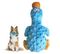 MUNSKT 1PCS Upgraded Goose Indestructible Dog Toys for Aggressive Chewers Small Medium Large Breed, Crinkle Squeaky Dog Toys Plush Dog Toy Puppy Chew Toys for Teething, Duck Interactive Dog Puppy Toys