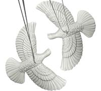 MUNSKT 2 PCS Turtle Doves Authentic Friendship Turtle Doves Christmas Ornament Gifts Resin White Turtle Doves Tree Decoration Christmas Tree Ornament for Xmas Home Decoration