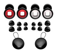 MUNSKT 2 Pieces Artevive Moto Earplugs - 27 dB Noise Reduction, Reusable Silicone Earplugs for Motorcycle, Sleeping, Snoring & Wind Noise, Ultra Soft & Flexible
