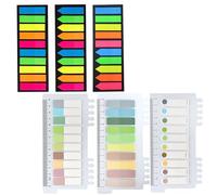 MUNSKT 6 Packs 1200 Pcs Index Tabs, 20 Colour Index Tabs(Morandi + Neon), Writable & Reusable Page Markers, for Study, Office, Books, Reading Notes, Classify Files