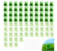MUNSKT 70Pcs Mini Resin Frogs Figurines,Garden Decor Cute Small Garden Frog Ornaments for Home Decorations,Tiny Frogs Figurines,Frogs Miniature Desktop Decorative Ornament