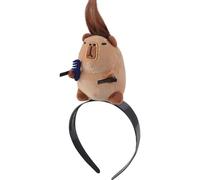 MUNSKT Adorable Plush Cartoon Bangs Clip Headband, Funny Unique Hair Accessories, for Makeup Parties, Stage Shows, Theatrical Performancesm, Washing Face, Funny Gifts for Girls Women