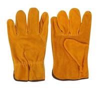 MUNSKT Gardening Gloves for Men Women Thorn Proof Comfortable Breathable Leather Multi Heavy Duty Rigger Protective Gloves with Strong Grip for Garden Yard Mechanic Welding