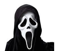 MUNSKT Halloween Horror Scream Mask, Ghost Face Mask, Unisex Cosplay and Scary Horror Scream Party Mask, Suitable for Haunted Houses