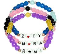 MUNSKT K-Pops D-emon H-unters Merch Move Inspired Bracelets Stretch Friendship ，for H-untrix K-Pop Stuff Fans Cosplay Outfit Gifts Accessories Jewelry Birthday Christmas