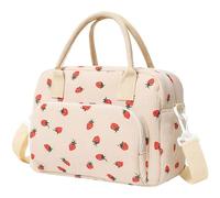 MUNSKT Lunch Bags for Women, 12L Large Insulated Lunch Box with Adjustable Shoulder Straps, Multi-Pockets Pack Lunch Bag Reusable Picnic Cooler Bag for Work School Picnic Travel Beach Gifts for Women