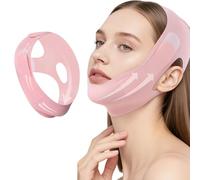 MUNSKT The Dual-Lifting Design Works with mask jaw line Shaper, Chin Strap for Sleeping,offering a Subtle Small face Effect While maintaining Comfort.Breathable Fabric for Women & Men.
