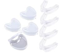 MUNSKTMouth Guard for Teeth Grinding, 4 Pack Sleep Mouth Guard, Anti Grinding Mouth Guard for Sleeping at Night, Reusable Mouth Guards Grinding Teeth to Prevent Bruxism for Adults & Kids
