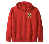 Munster retro classic style for retro Irish rugby fans Zip Hoodie