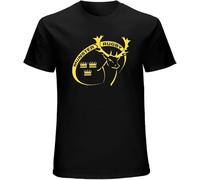 Munster Rugby Logo Men's Black T-Shirt Unisex Cotton Tee