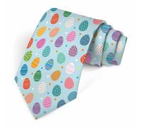 Muntayson Easter Eggs Men's Ties Men Novelty Neckties Fashion Neck Tie for Women