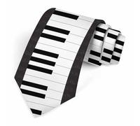 Muntayson Piano Keys Men's Tie Men's Necktie Tie for Men Wedding Holiday Party