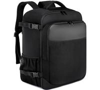 MUNTEA Cabin Bag Laptop Backpack Men's Multifunctional Simple Business Backpack Airline Approved Carry-On Cabin Carry-on Bag For Travelling(Black,40X20X25)