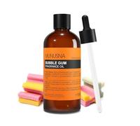 MUNUSNA Bubble Gum Fragrance Oils 100ml - Bubblegum Essential Oil for Diffusers, DIY Candle & Soap Making, Aromatherapy, Home, Spa & Yoga, Premium Glass Bottle with Dropper, Long-Lasting