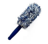 MUNZE 1 x microfibre rim brush, replaceable brush cover for gentle rim cleaning up to the rim base, ideal for aluminium, steel rims (1 x rim brush)