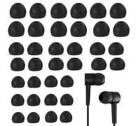 MUNZE 12 Pairs Replacement Silicone Earplugs, Attachment In-Ear Rubber Silicone Ear Pads, Non-Slip Replacement Earplugs for Almost All In-Ear Headphones, Small Size Replacement Earplugs, 3 Sizes (S/M