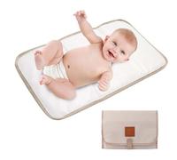 MUNZE Changing Mat On the Go 1 Piece White Standard Foldable Portable Waterproof Baby Travel