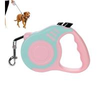 MUNZE Retractable Lead for Dogs, 5 m, Blue, Pink, Non-Slip Handle, Small, Medium Dogs, Up to 15 kg, Training, Walks, Pack of 1