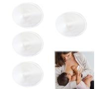 MUNZE Washable Nursing Pads, Pack of 4, Ultra Absorbent, Super Soft Inner Made of Organic Bamboo, Reusable and Environmentally Friendly.